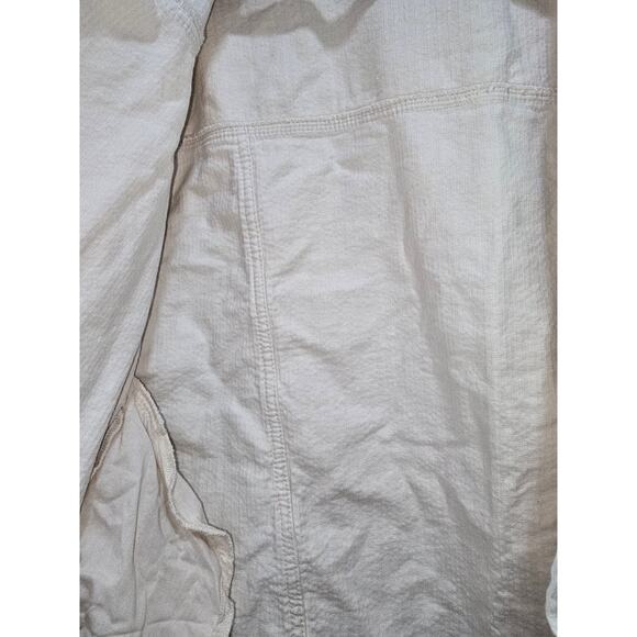 Zara Beige Ribbed Corduroy Shacket – Size Medium - Picture 6 of 16
